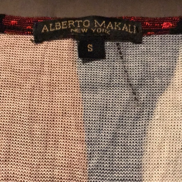 Alberto Makali New York Womens Multi-Color Print Long Sleeve Top-S - Picture 12 of 16